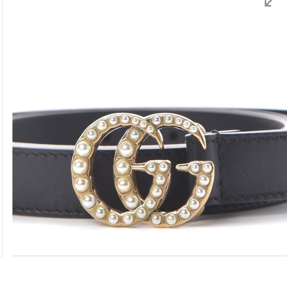 Gucci Pearl belt size 90